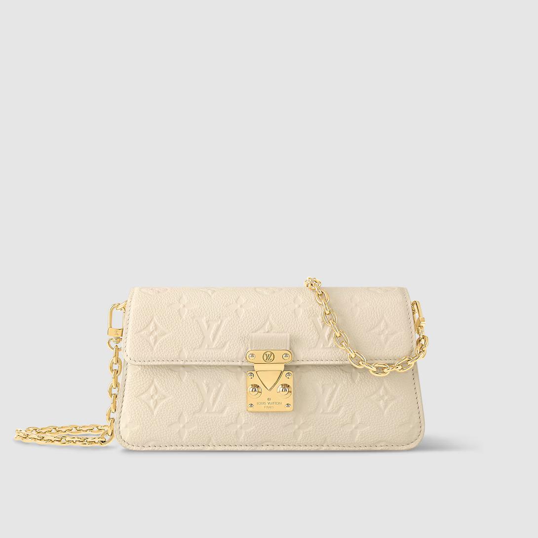 Túi Louis Vuitton Wallet On Chain Metis Monogram Empreinte Nữ Be